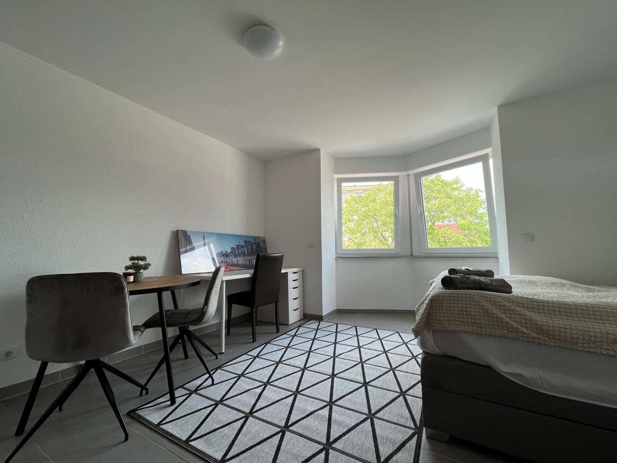 Simplex Apartments Am Europaplatz Карлсруе Стая снимка