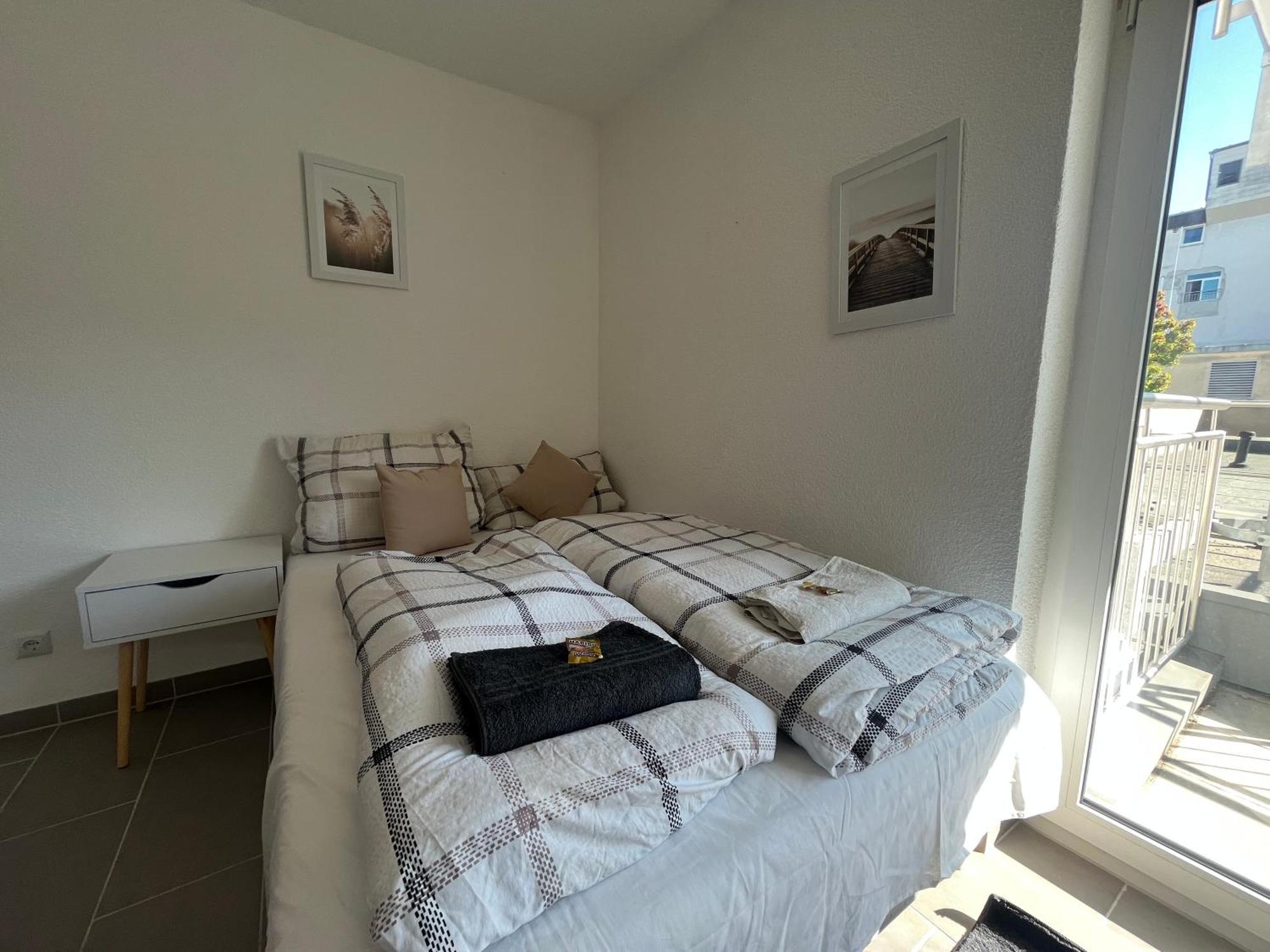 Simplex Apartments Am Europaplatz Карлсруе Стая снимка