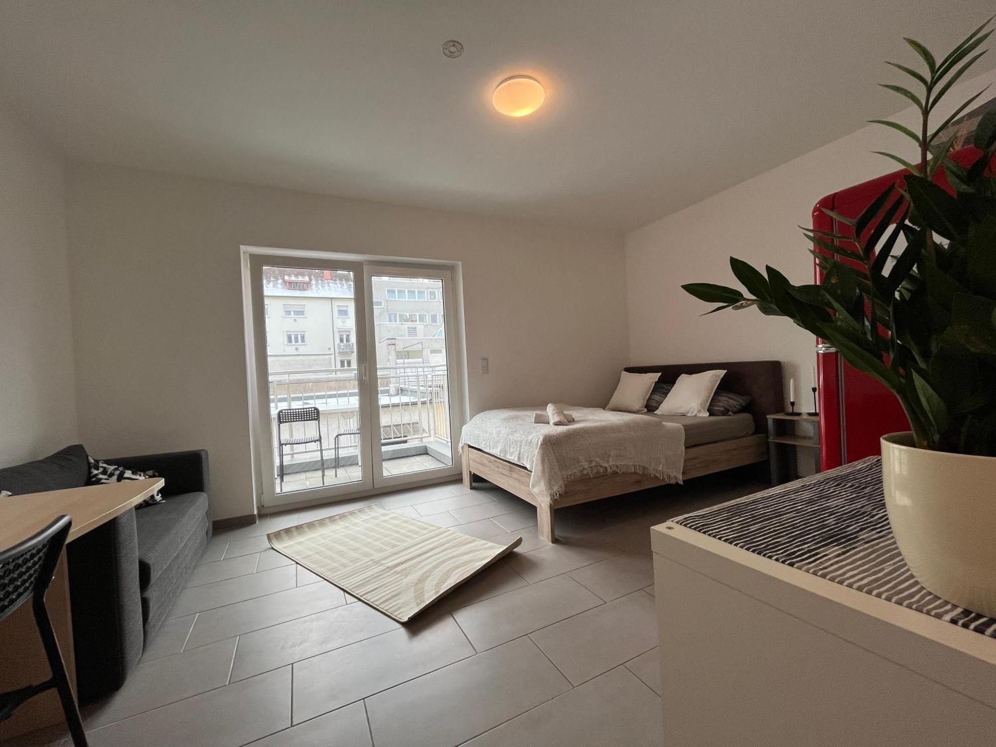 Simplex Apartments Am Europaplatz Карлсруе Стая снимка