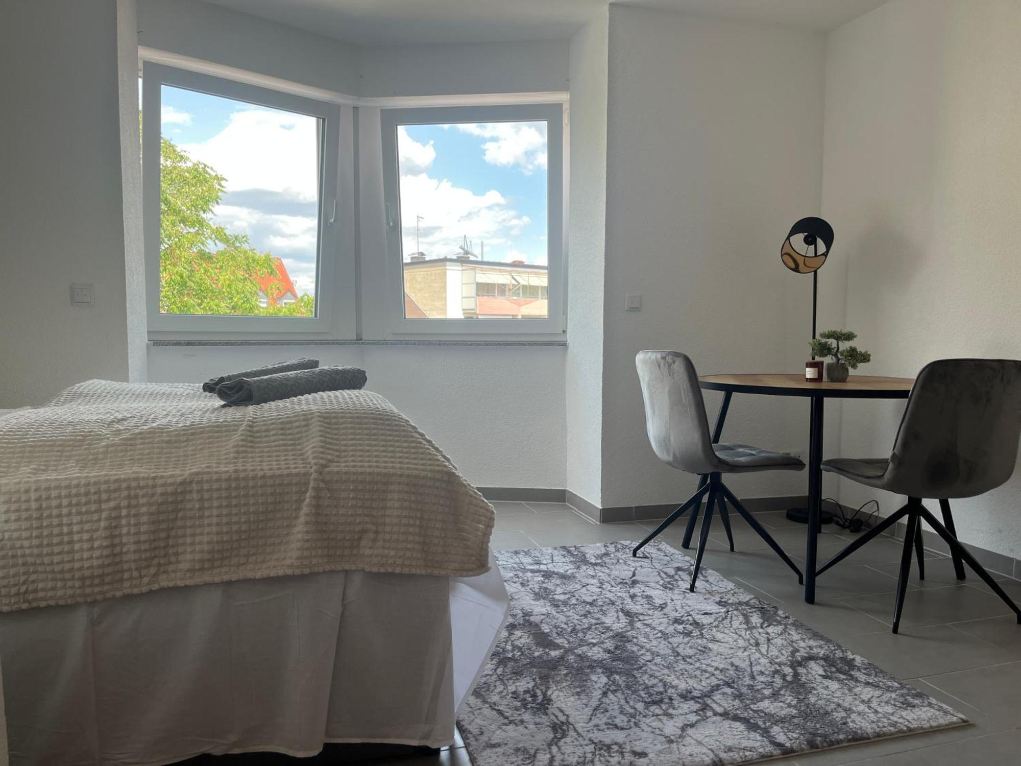 Simplex Apartments Am Europaplatz Карлсруе Стая снимка